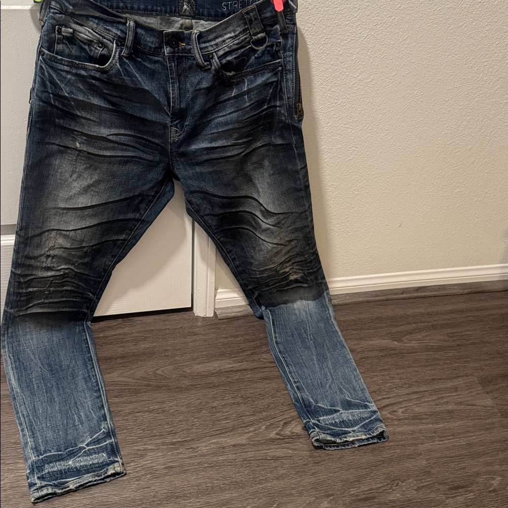 Stylish Faded Blue Jeans by PRPS Jeans